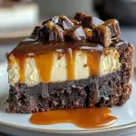 Caramel Brownie Cheesecake