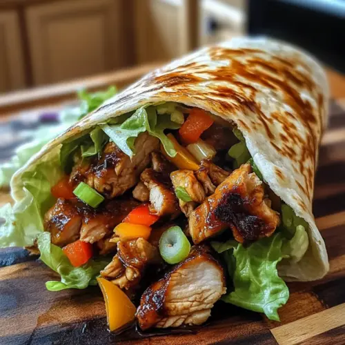 Teriyaki Chicken Wrap Recipe