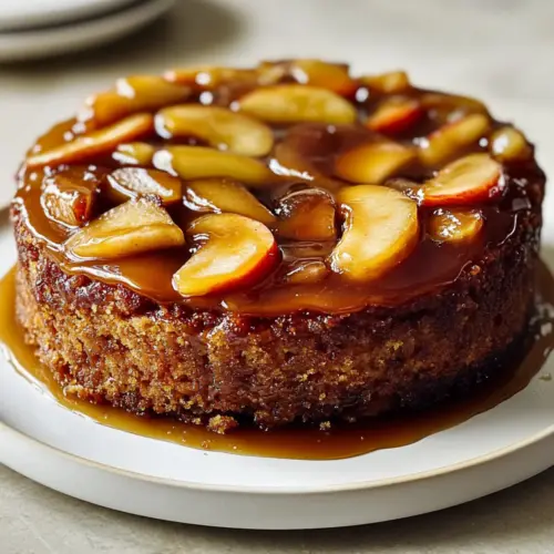 Caramel Apple Upside-Down Cake