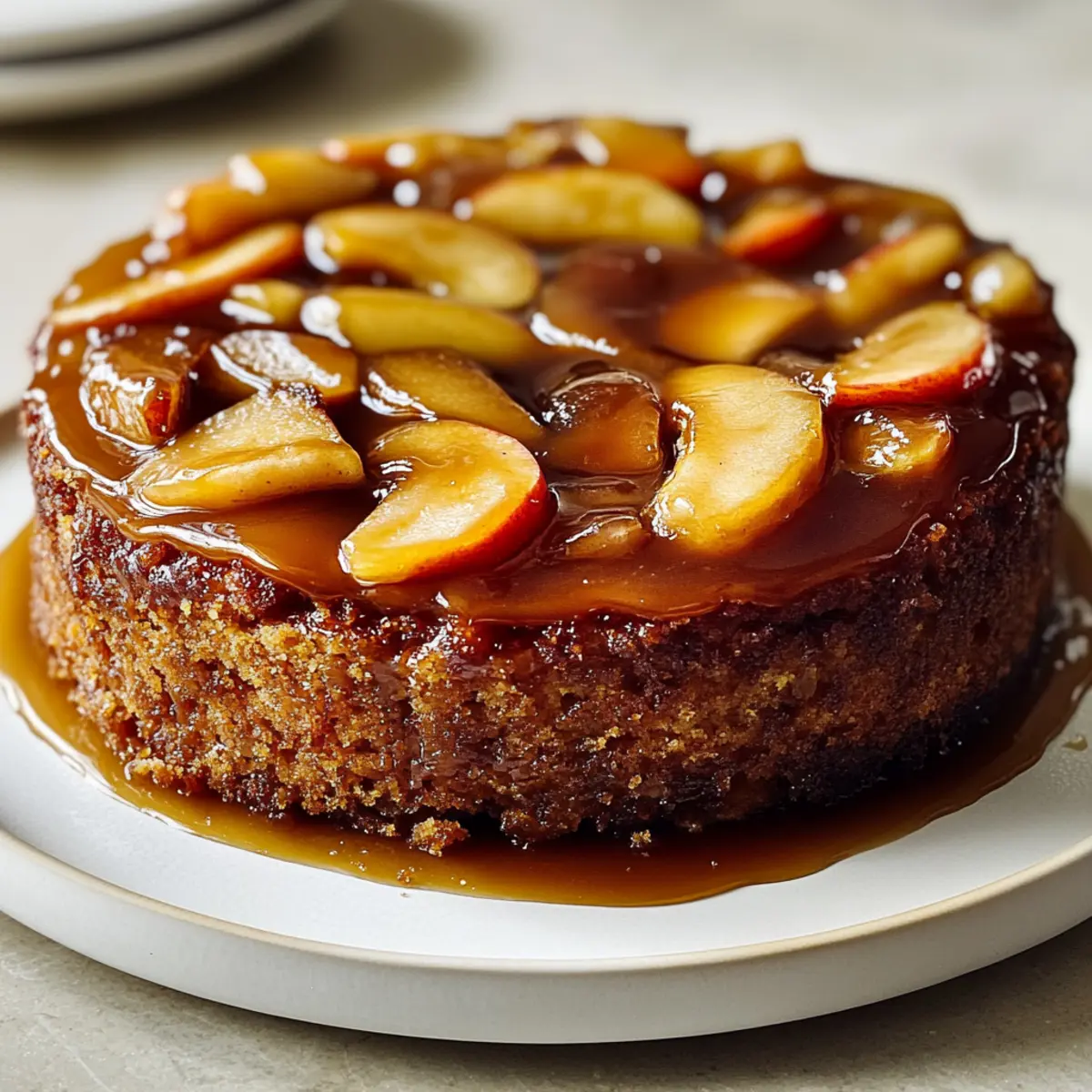Caramel Apple Upside-Down Cake