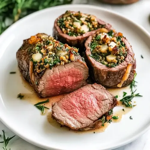 Christmas Stuffed Beef Tenderloin