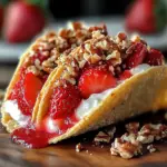 Strawberry Crunch Cheesecake Tacos