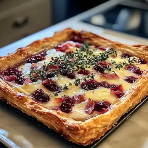 Cranberry Brie Tart