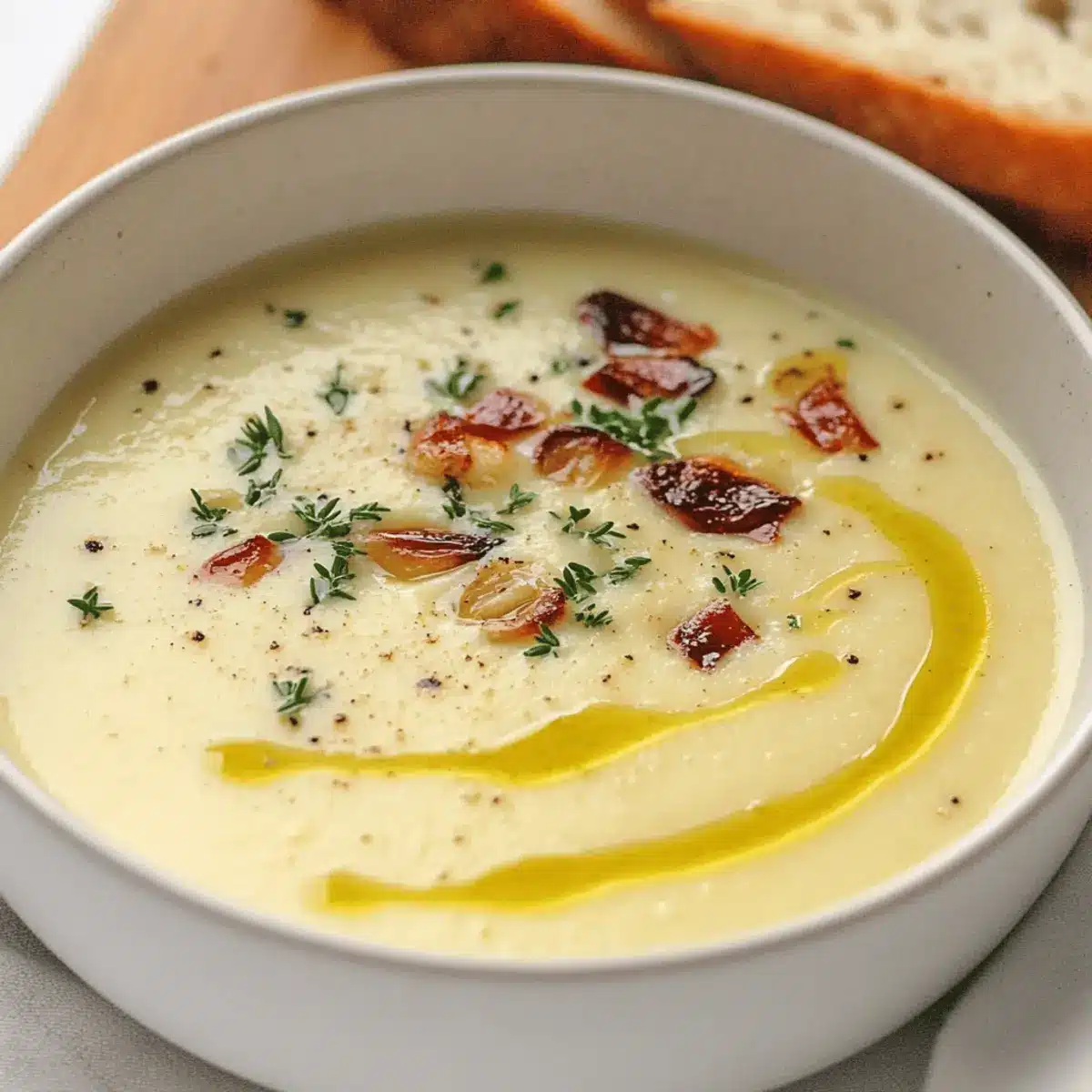 Roasted Garlic Soup