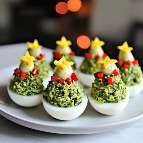 Deviled Egg Christmas Trees
