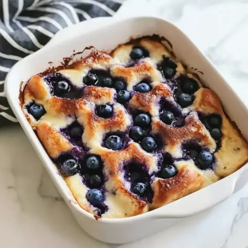 Blueberry French Toast Casserole