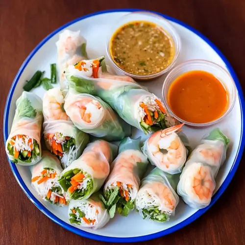 Fresh Spring Rolls with Best Sauce