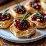 Baked Cranberry Brie Bites