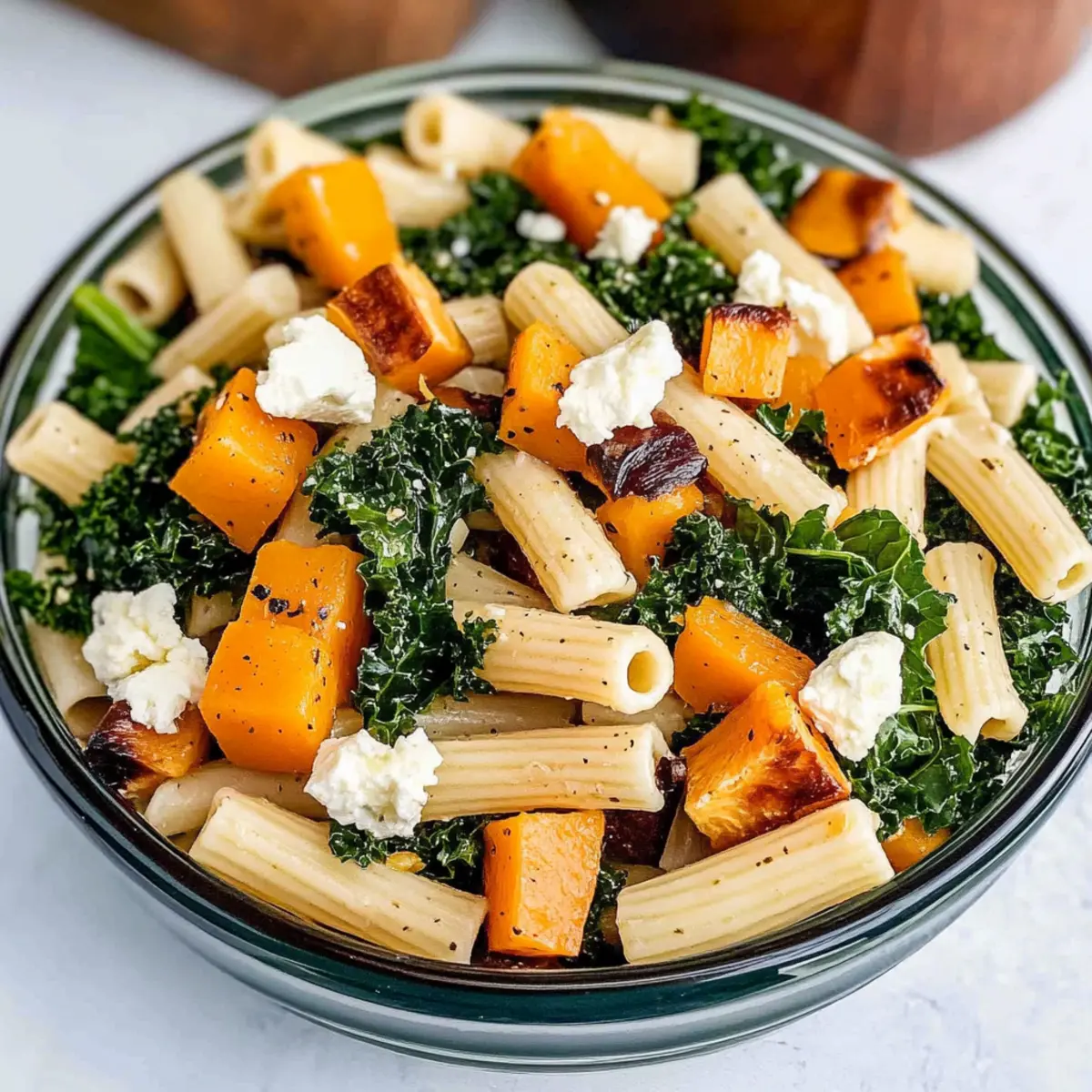 Fall Harvest Pasta with Kale
