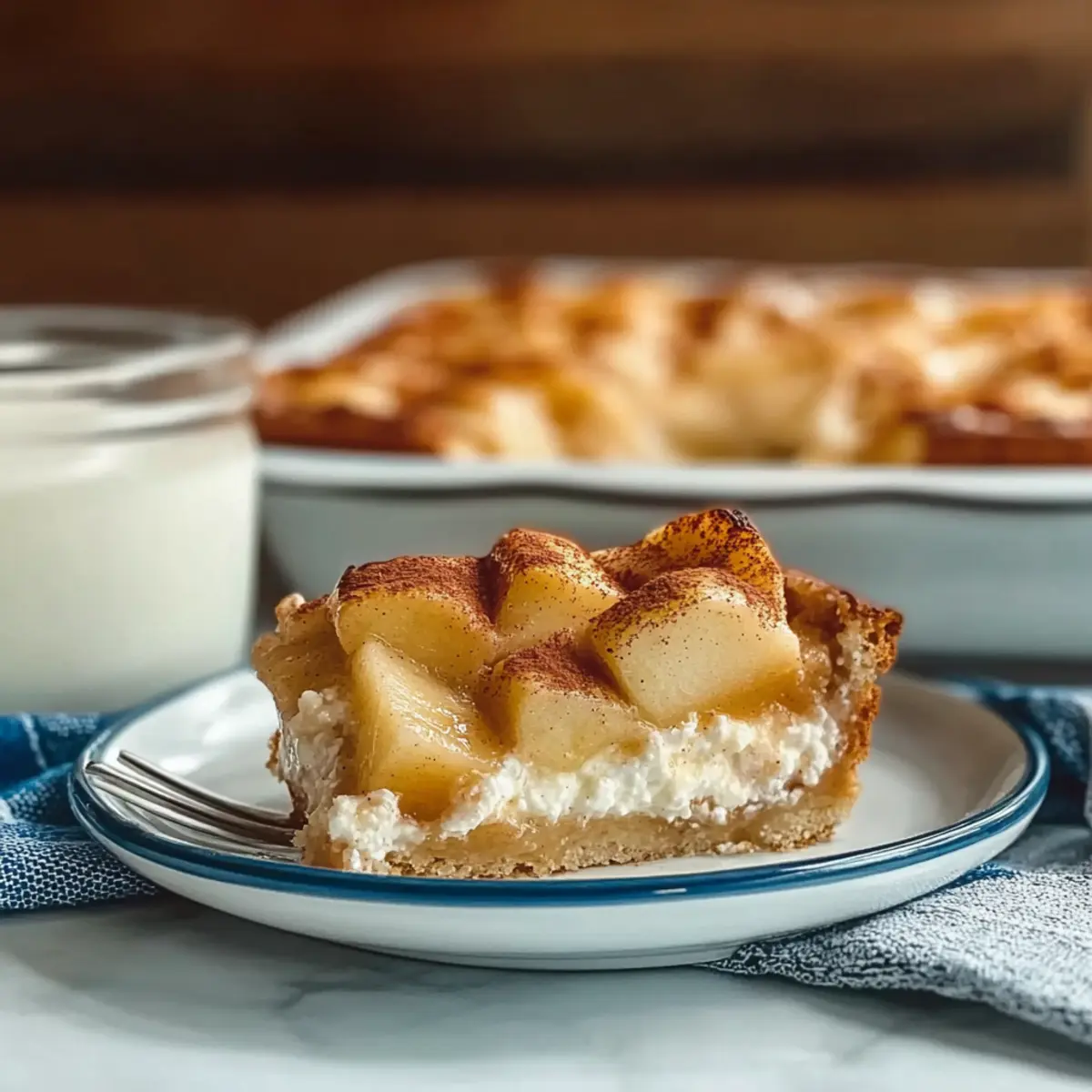 Apple Cinnamon Cottage Cheese Bake