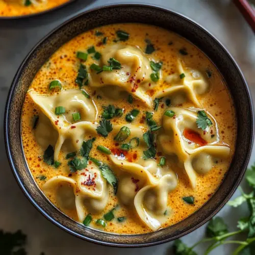 Coconut Curry Soup with Dumplings