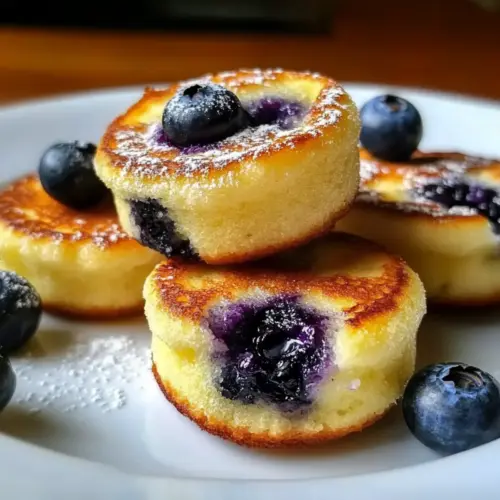 Blueberry Lemon Pancake Bites