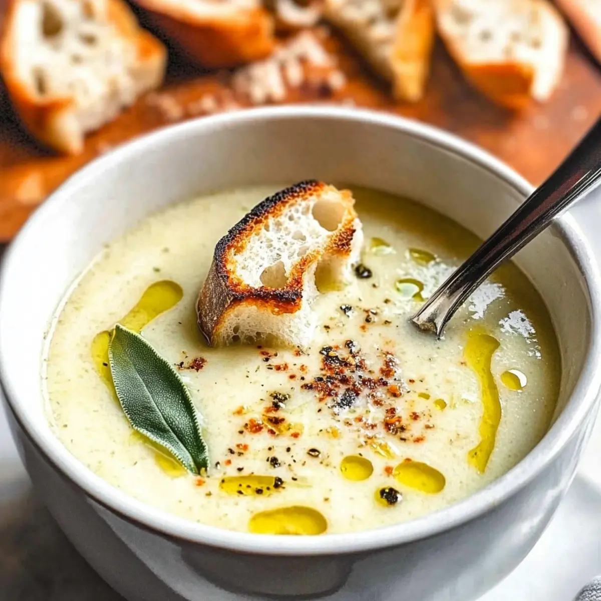 Country French Garlic Soup