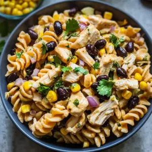 BBQ Chicken Pasta Salad