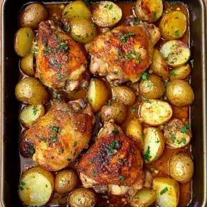 One Pan Chicken And Potatoes