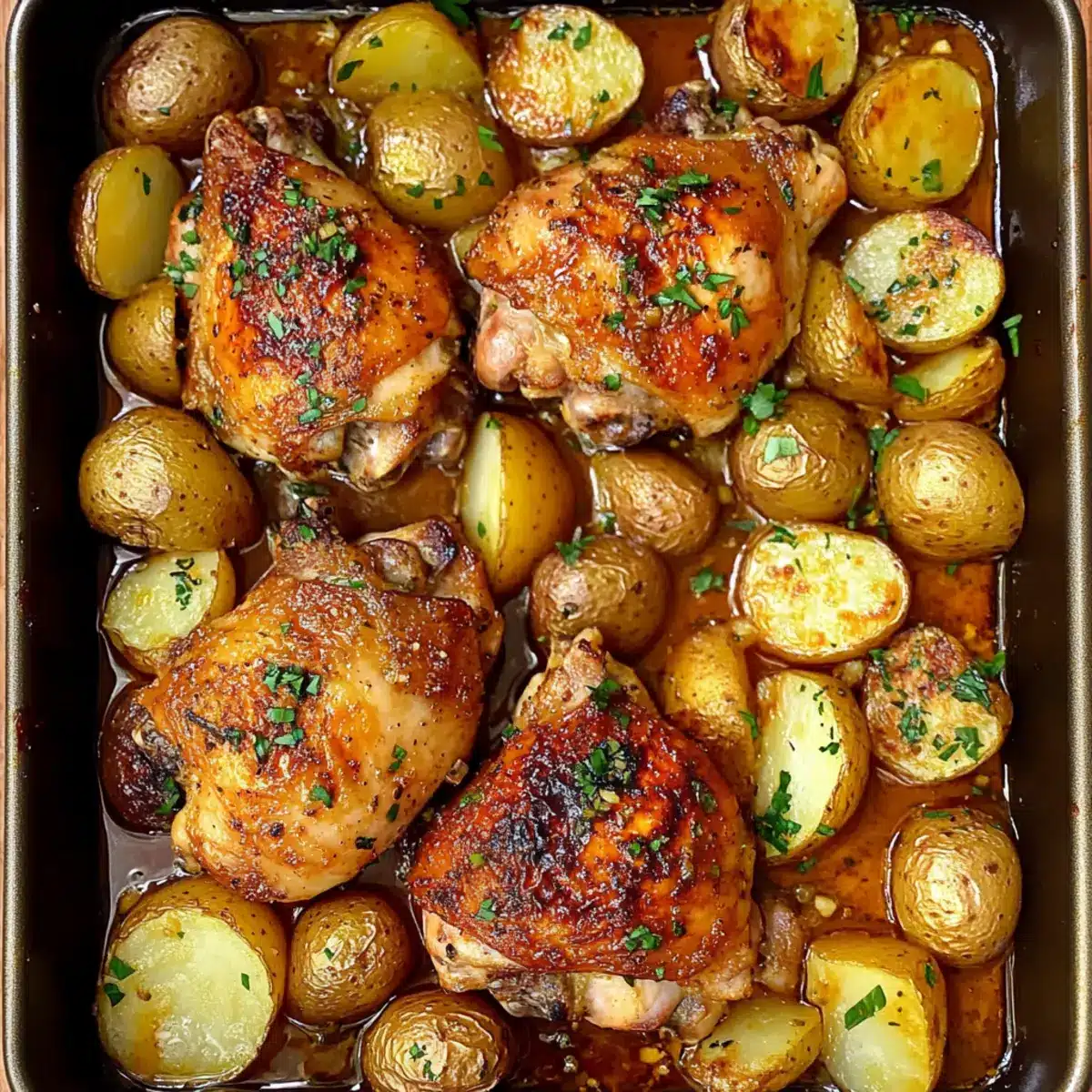 One Pan Chicken And Potatoes