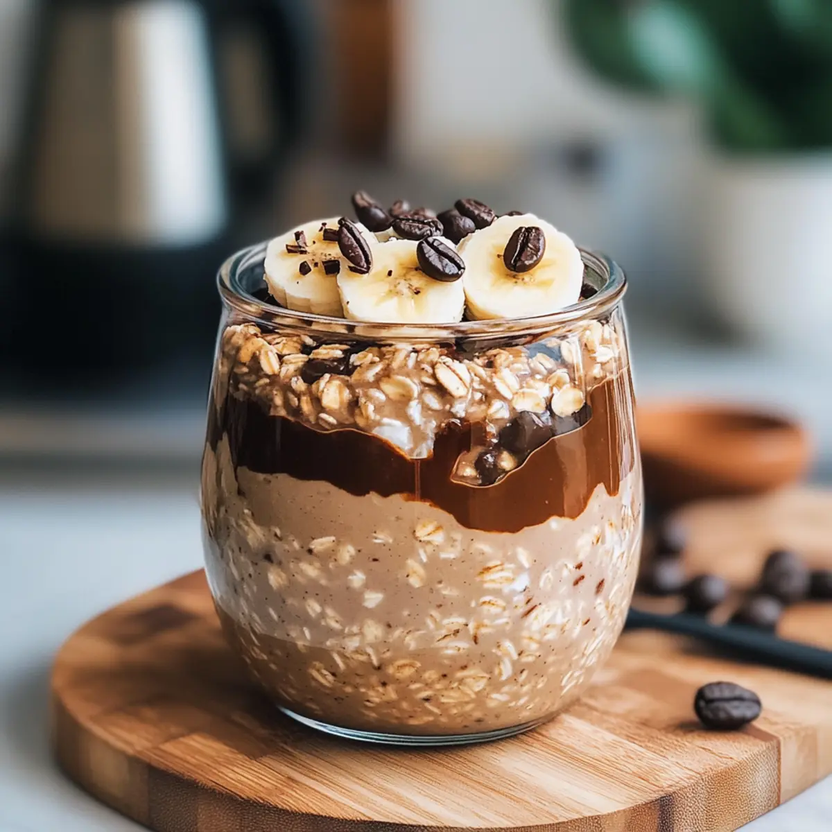 Mocha Coffee Overnight Oats