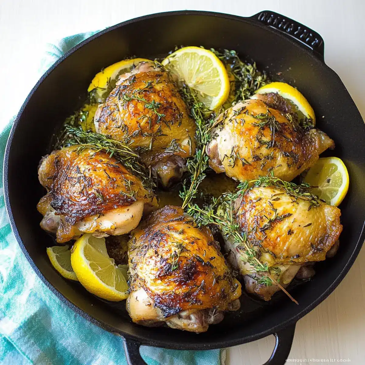 Oven Roasted Chicken Thighs