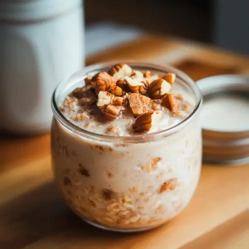 Cinnamon Roll Overnight Oats