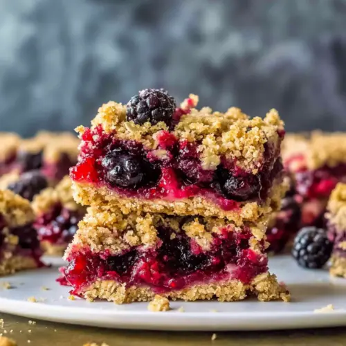 Vegan Berry Crumble Bars