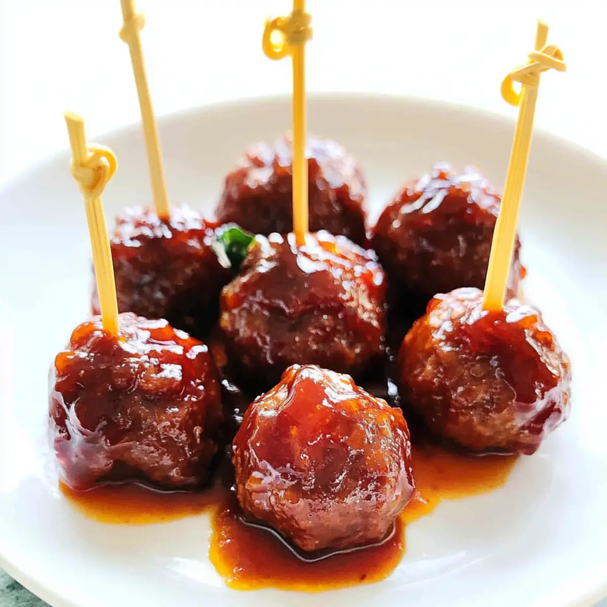 Grape Jelly Meatballs