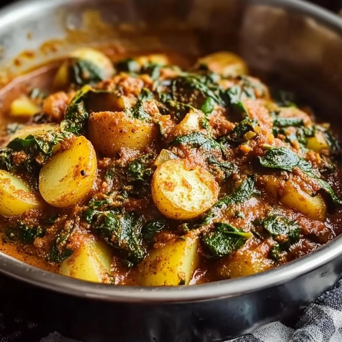 Easy Saag Aloo