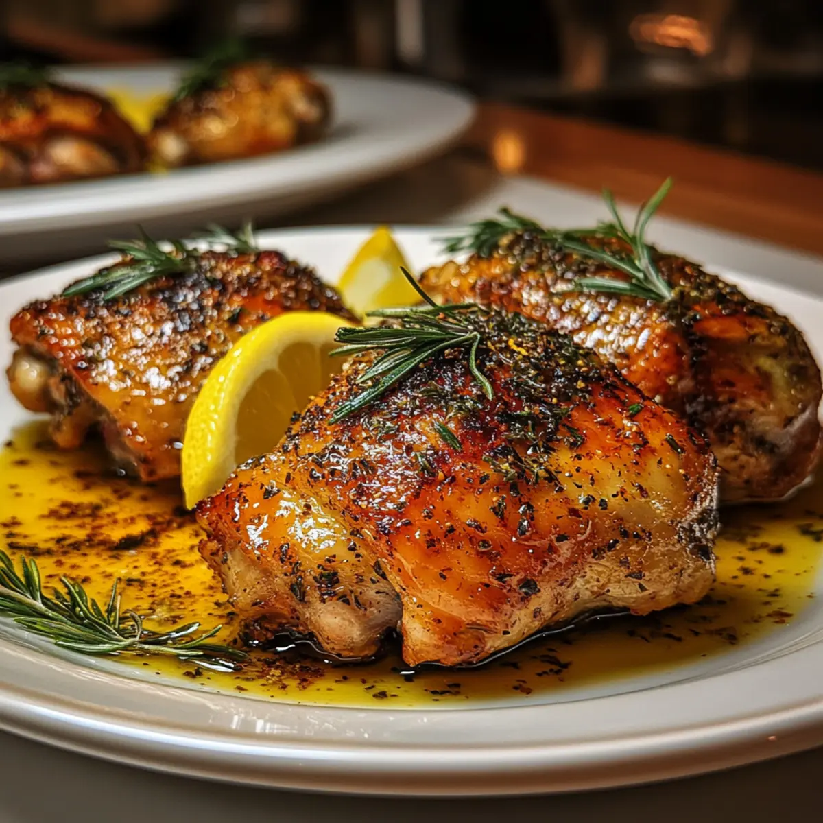 Lemon Paprika Roast Chicken Thighs
