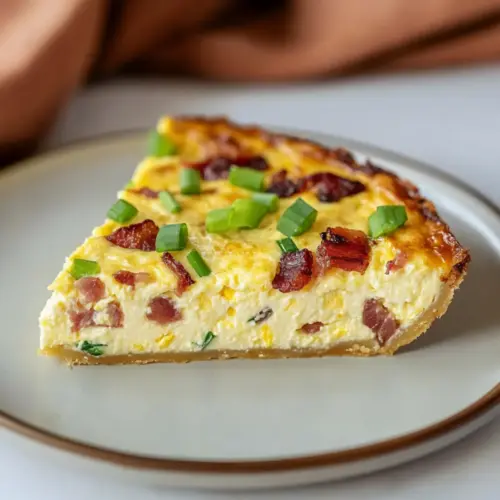 Fluffy Crustless Ricotta Quiche