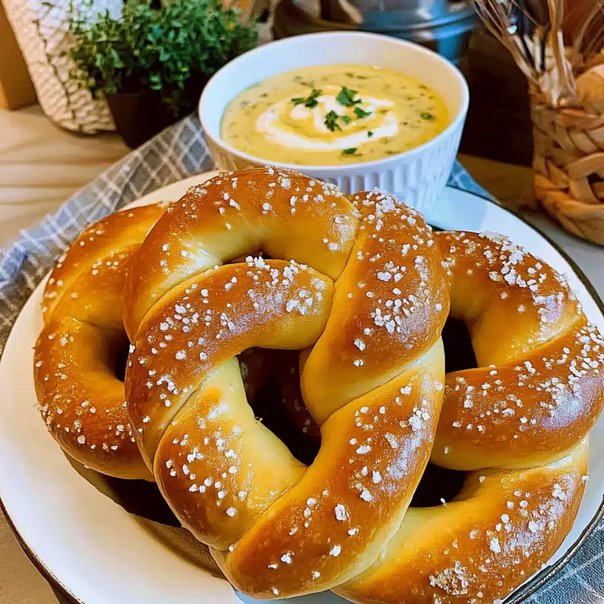 Homemade Soft Pretzels Recipe