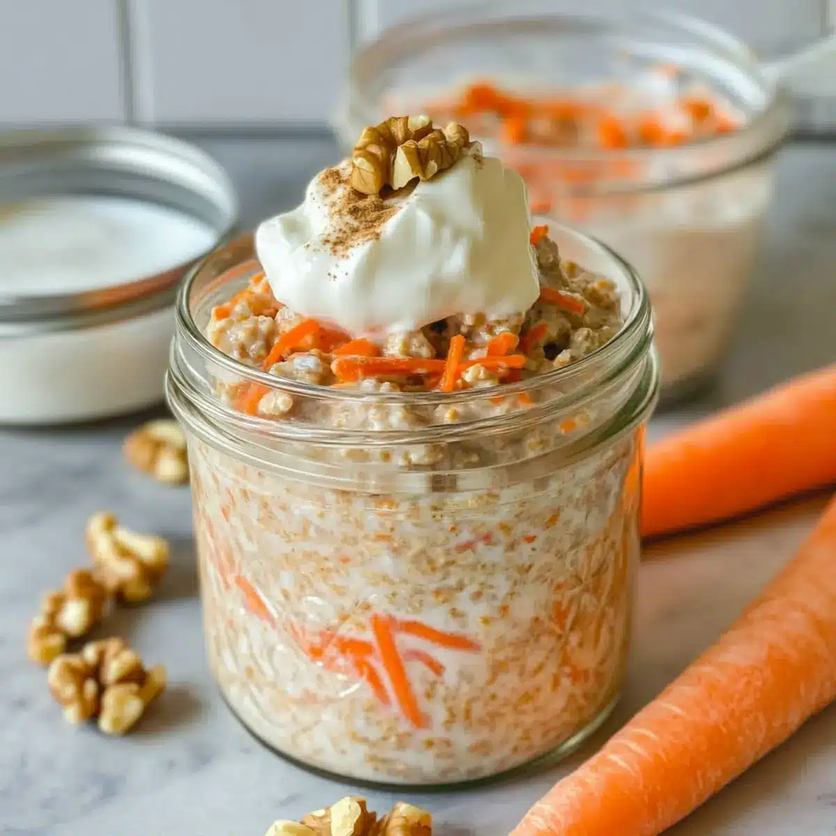 Carrot Cake Overnight Oats