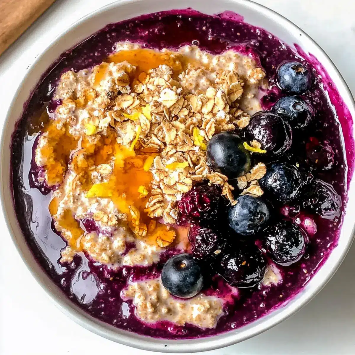 Blueberry Pie Overnight Oats