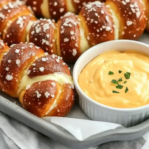 Pretzels and Cheese Dip
