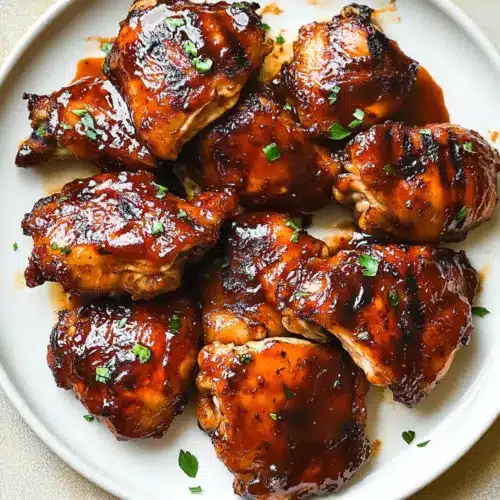 Caramelized BBQ Chicken Thighs