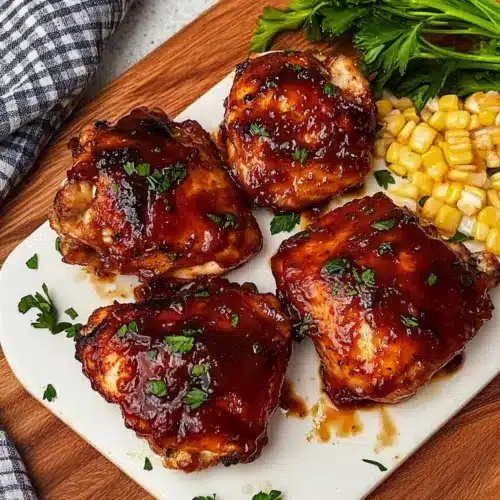 BBQ Chicken Thighs in the Oven