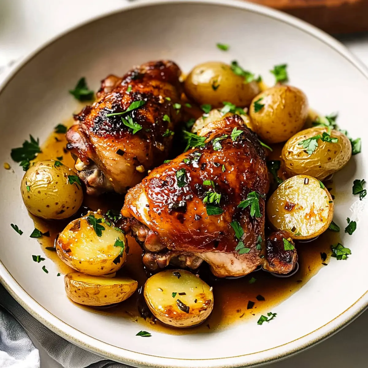 Chicken Thighs with Potatoes