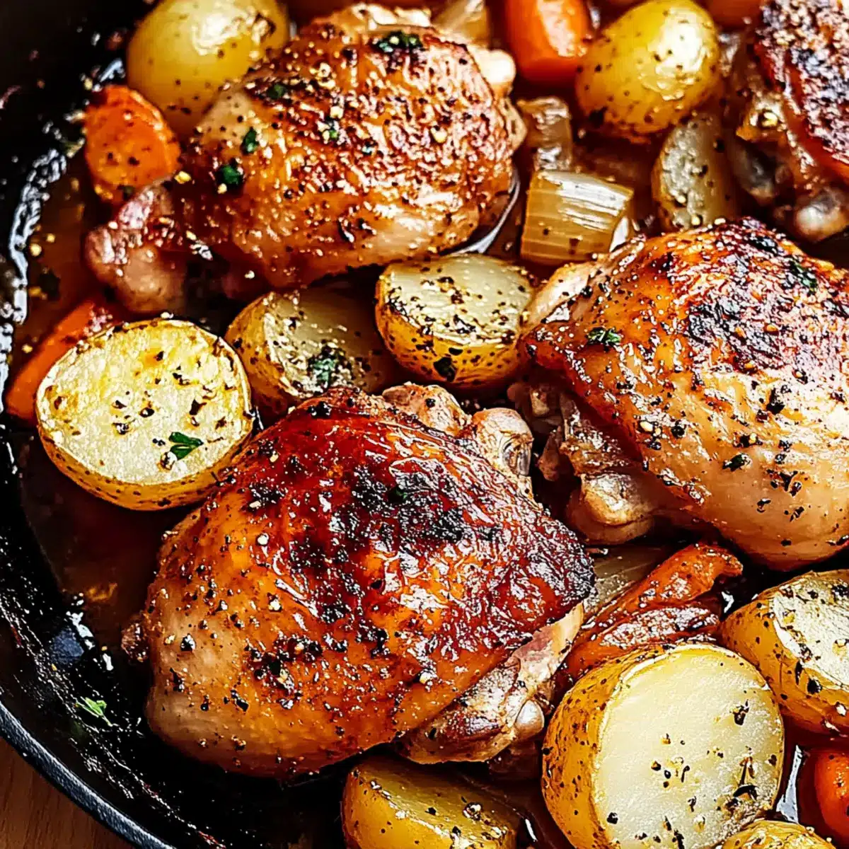 Roasted French Garlic Chicken