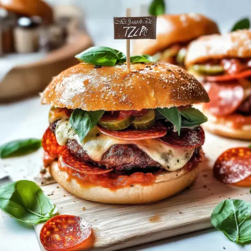 Italian Pizza Burgers