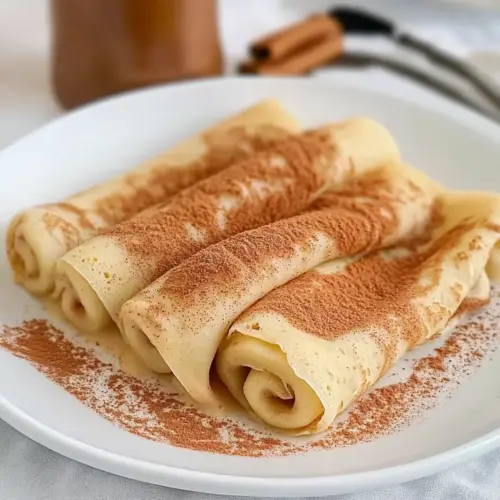 Cinnamon Roll Protein Crepes