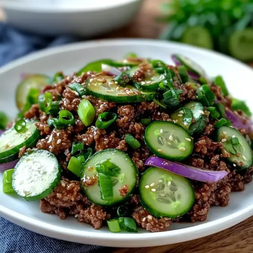 Spicy Korean Ground Beef