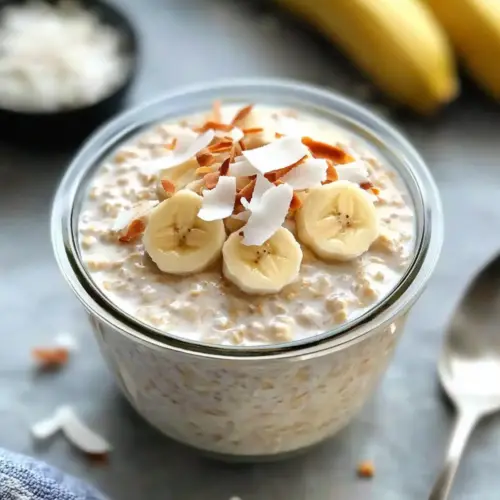 Coconut Cream Pie Overnight Oats