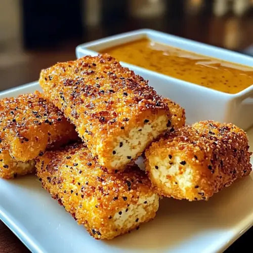 Crispy Baked Honey Mustard Tofu Tenders