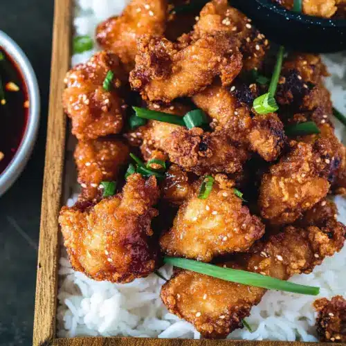 Hawaiian Fried Garlic Chicken