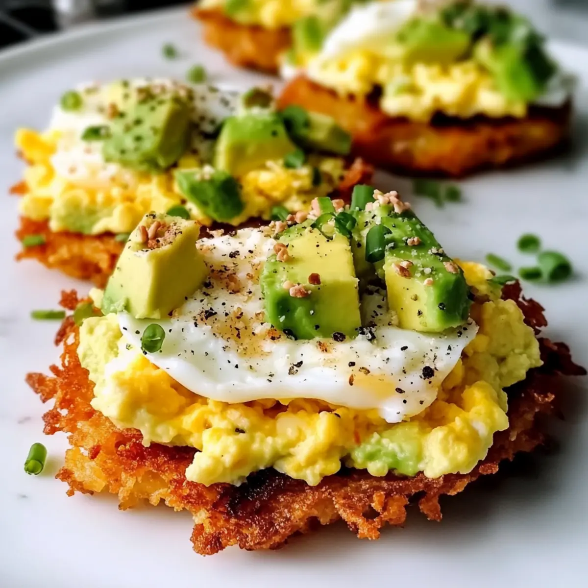 Hash Browns with Scrambled Eggs