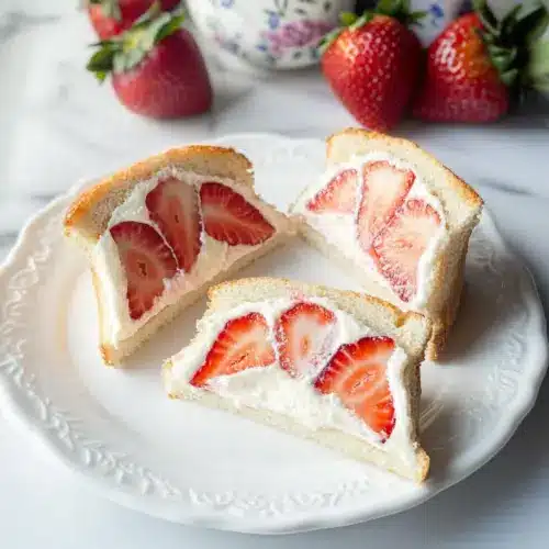 Strawberry Cream Sandwiches
