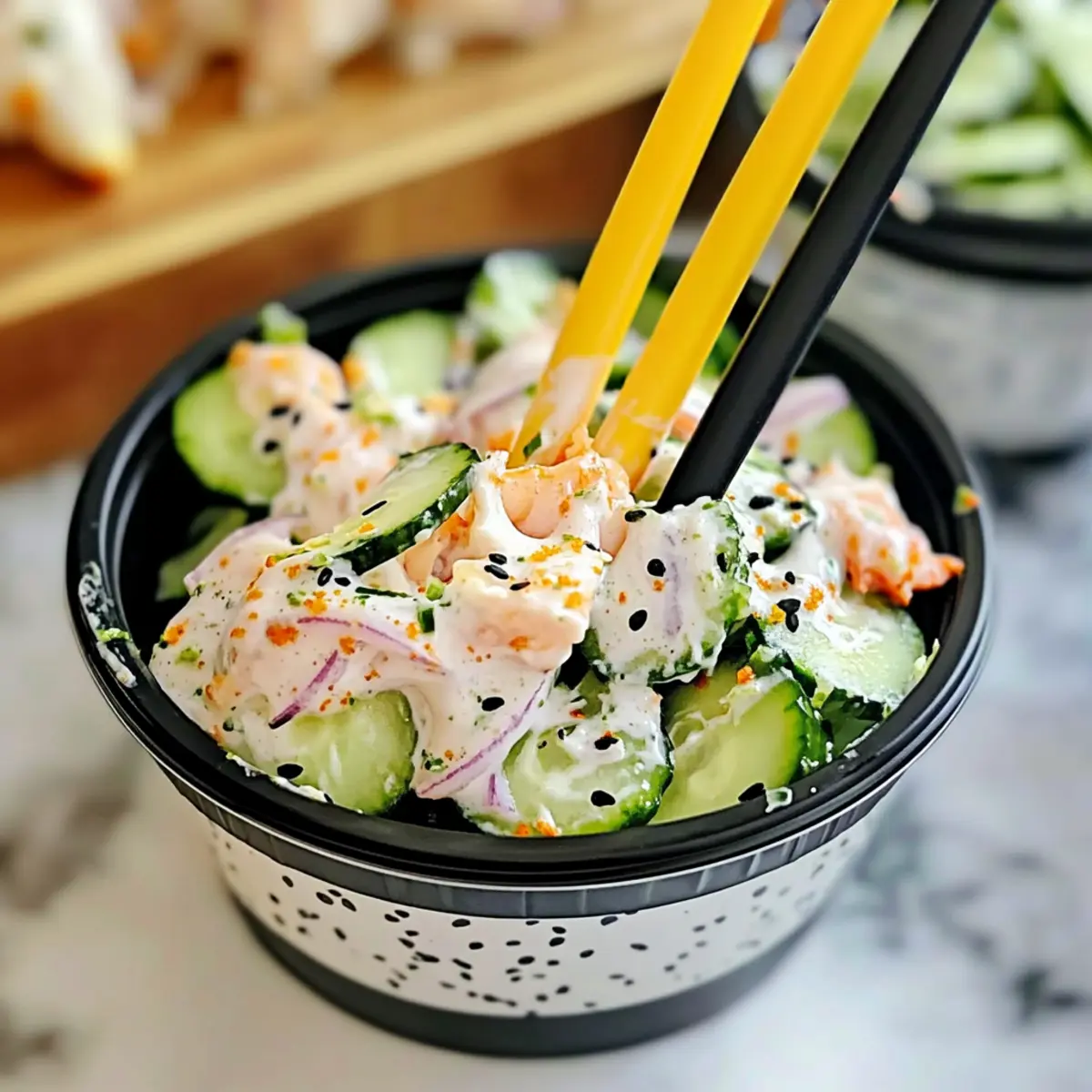 Sushi Cucumber Salad