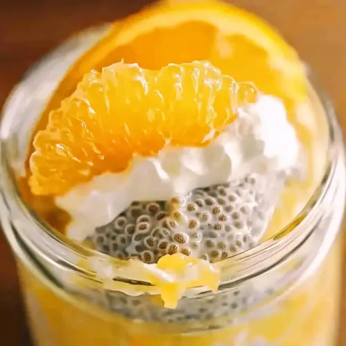 Orange Creamsicle Chia Pudding
